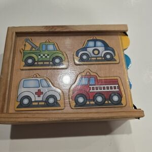 Melissa & Doug Wooden Emergency Vehicle Puzzle